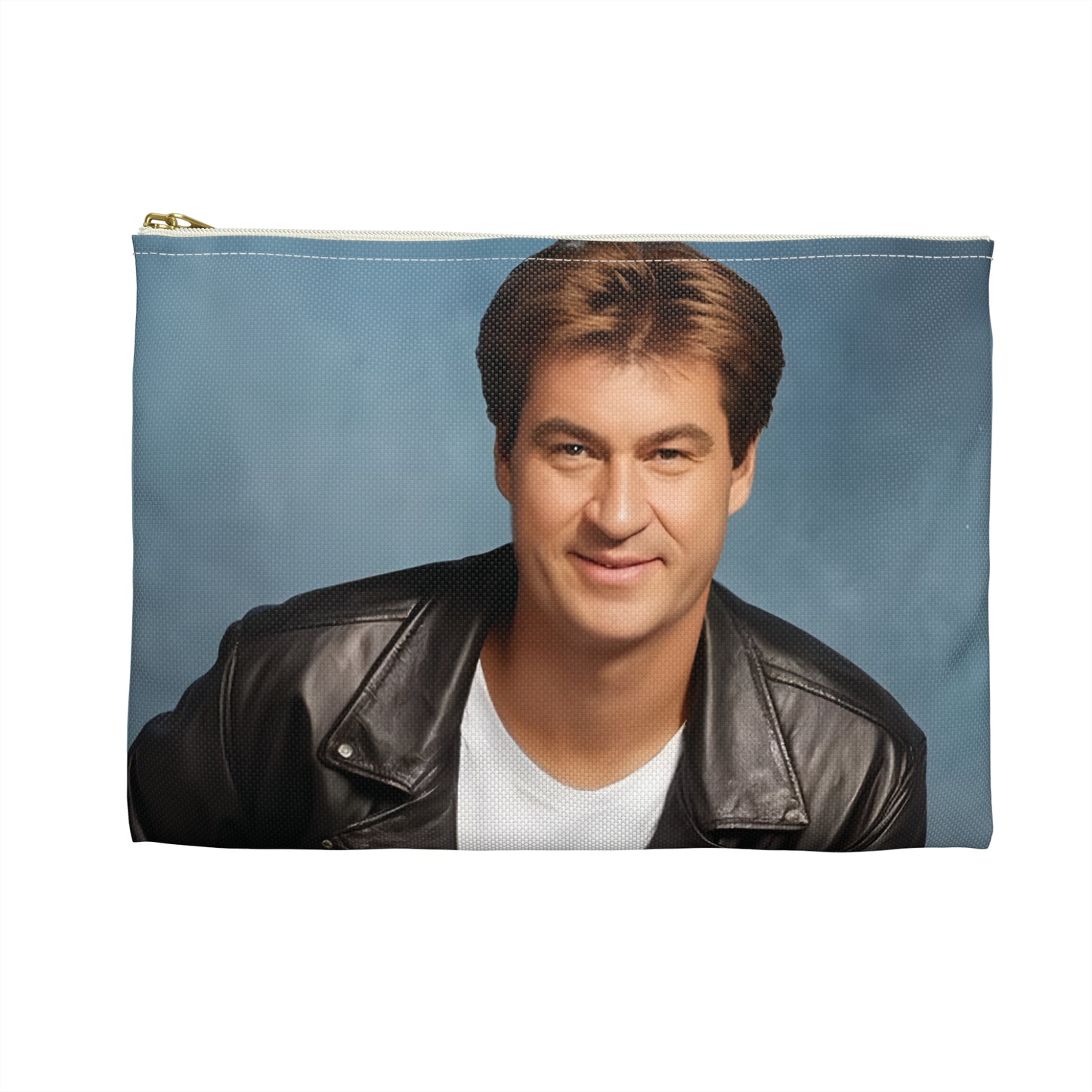 Markus Söder 90er Jahrbuch Challenge Accessoire- und Schminktasche mit Reißverschluss