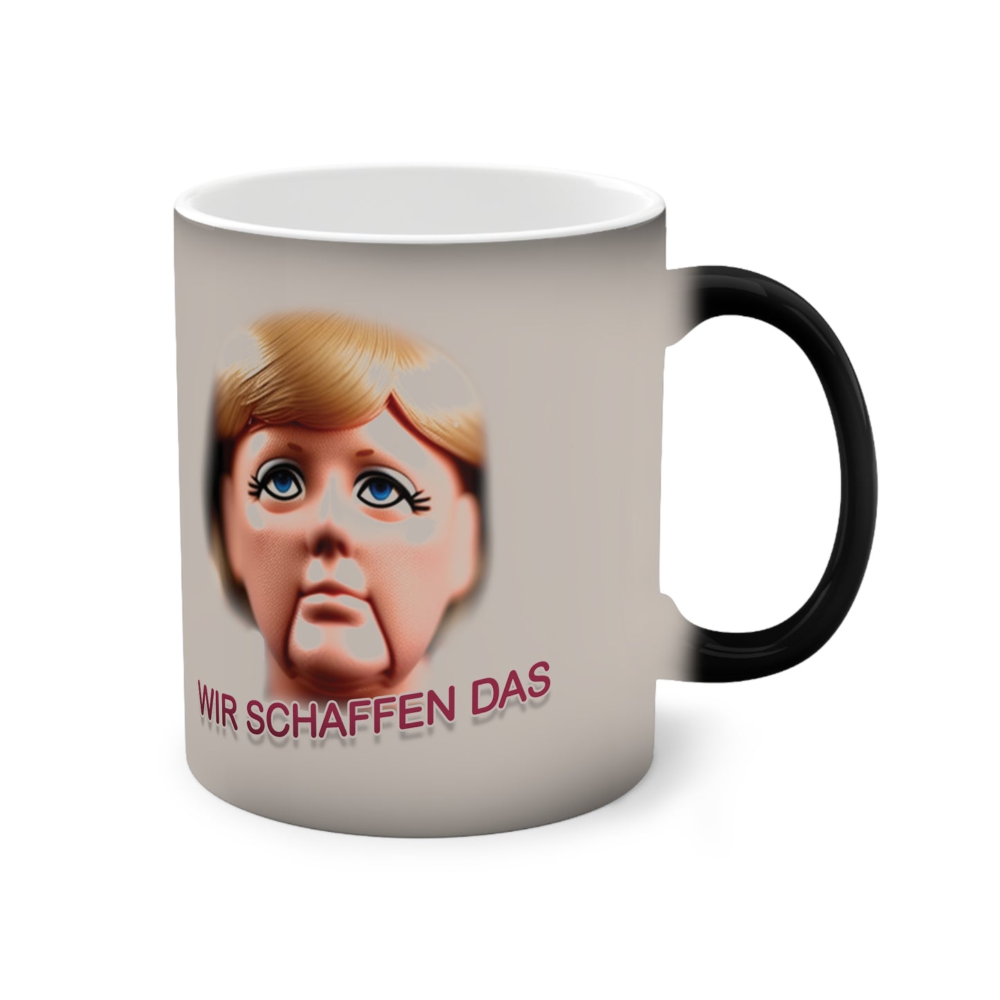 Angela Merkel 'Wir schaffen das' Magische Farbwechsel-Tasse