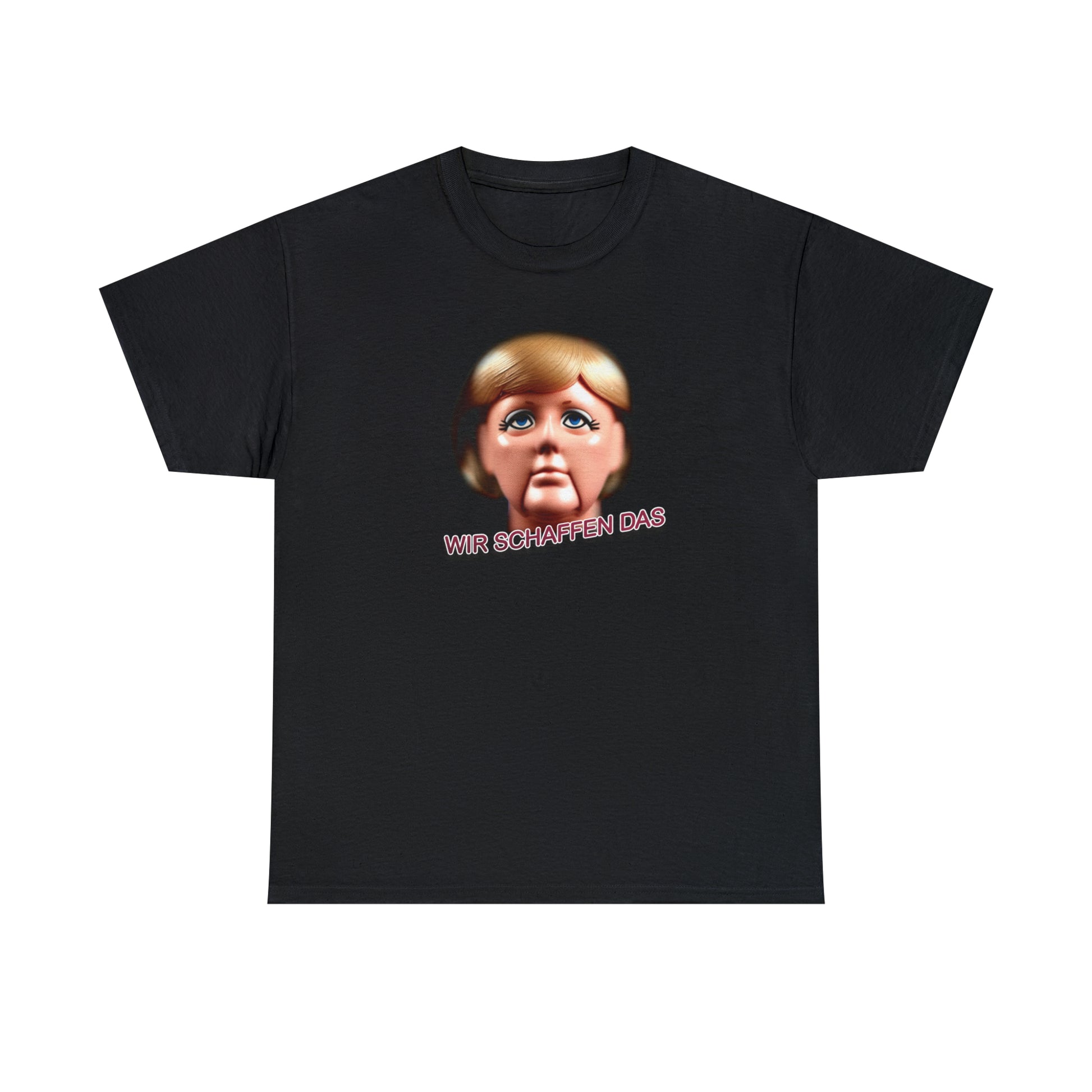 Angela Merkel Meme T Shirt Wir schaffen das lustiges Politik Geschenk für Partner und Freunde - Heuteshop