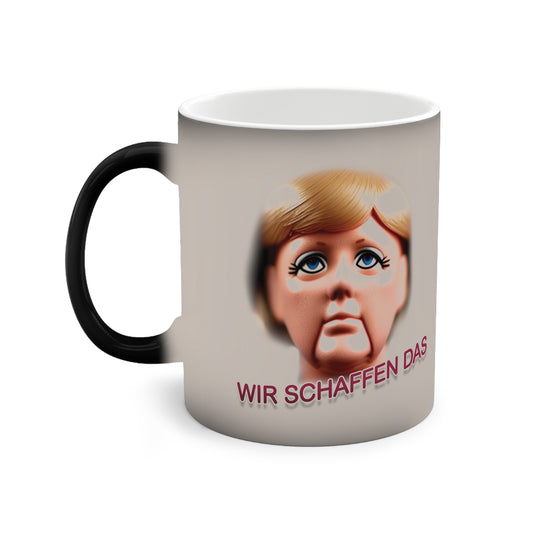 Angela Merkel Tasse Wir schaffen das Zaubertasse